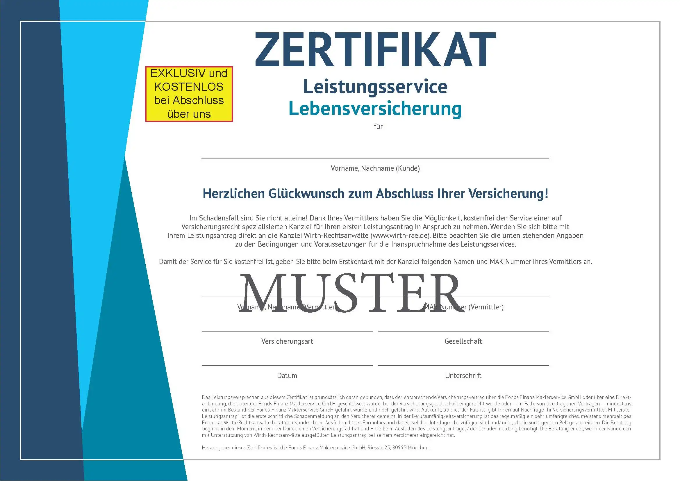 Leistungszertifikat, Leistungsservice, kostenlos, exklusiv, Piloten Versicherung, Loss of License Versicherung, Flugdienstuntauglichkeit, Pilot, Cockpit